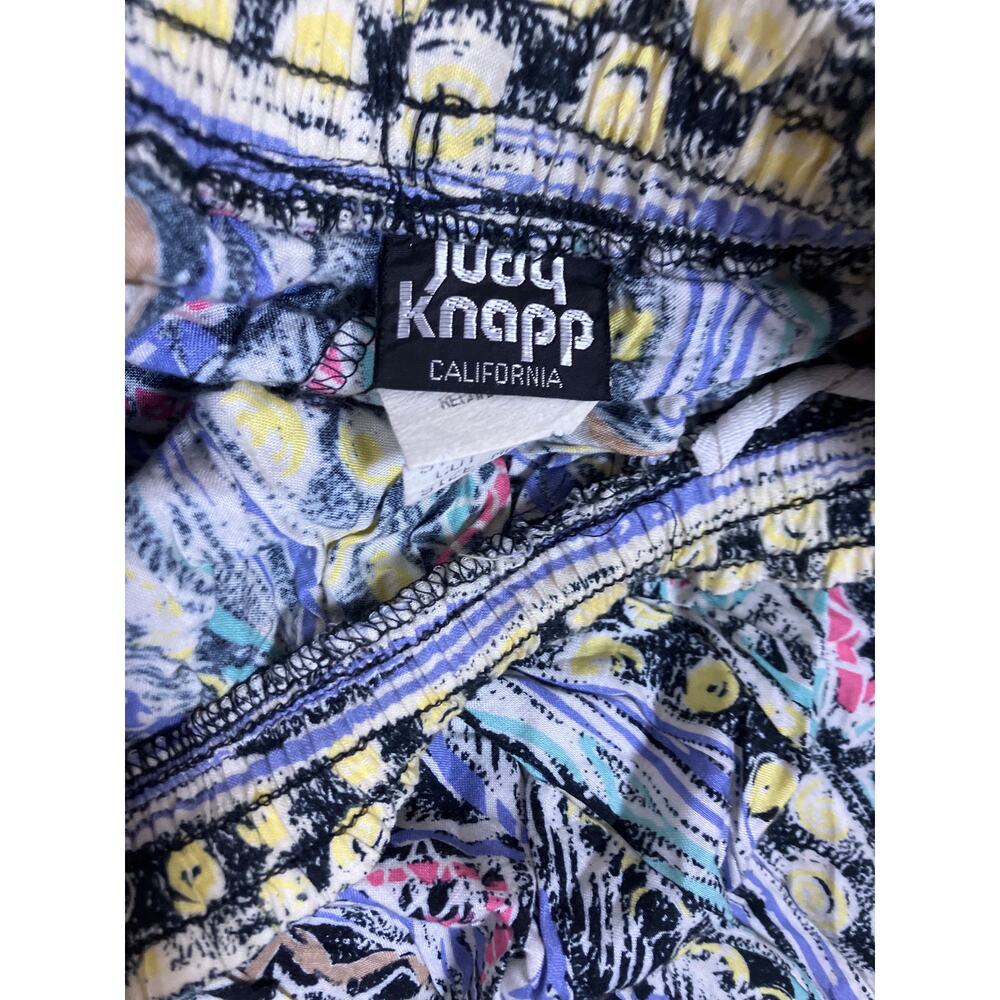 Judy Knapp Colorful Rayon Boho Skirt Womens Medium Lightweight Art Teacher Style - Picture 2 of 5